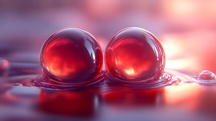 Valentines Day. Romantic symbols of love.