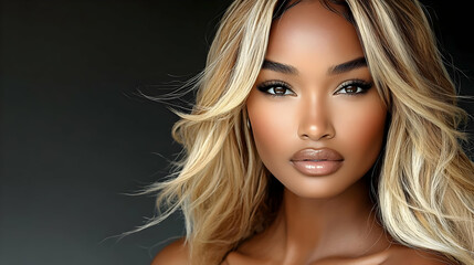 Beauty Shines: Blonde Hair, Makeup, and Skincare Glow Naturally