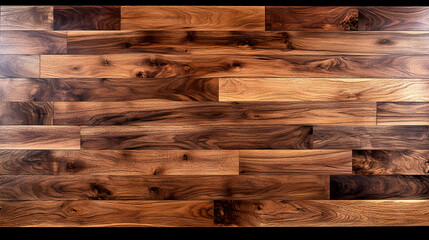 Dark Brown Wood Plank Background Texture Shows a Rustic Surface with Natural Grain and Knots