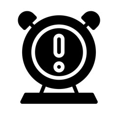 Icon Alert Warning With Style Glyph