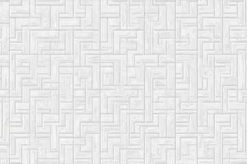 Vector Illustration of White Marble Pattern with Greek Key Design, Seamless Texture for Backgrounds and Design Projects