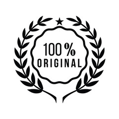 100% original Decorated Seal Stamp Icon Hand Drawn Label Design Vector Graphic Stock Illustration