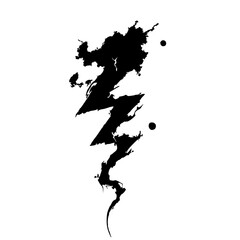 Lightning power silhouette