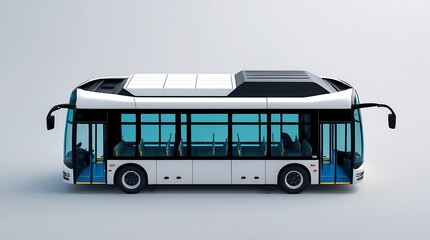 Modern Electric Bus Design: A Sleek and Efficient Transportation Solution