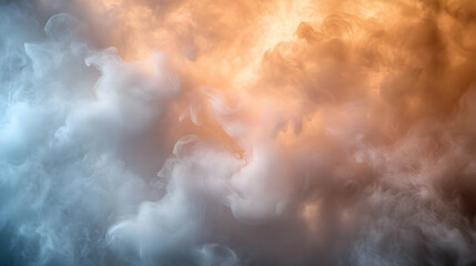 Obraz premium Abstract Background - Orange and Blue Smoke