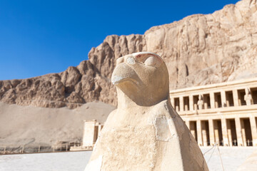 Mortuary Temple of Hatshepsut in the necropolis Deir el-Bahari of Thebes, Egypt, Luxor