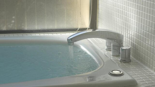 Fill the bathtub with water