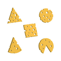 Cheese slice icon