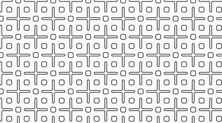 Pattern design with geometric vector shape | Addition and dot symbol pattern design