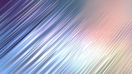 Soft gradient lines create serene atmosphere, blending pastel hu