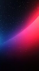 Vivid gradient with cosmic elements creates mesmerizing atmosphe