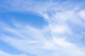 Summer blue sky cloud gradient light white background. Beauty cloud