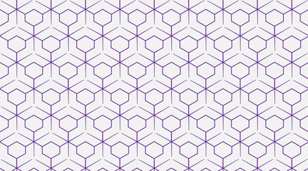 Pattern design with geometric vector shape | Hexagonal shape pattern background design