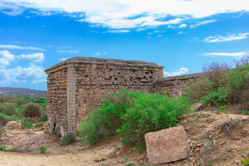 Ruin of the Sultan's palace near the town of Essaouira in Morocco
