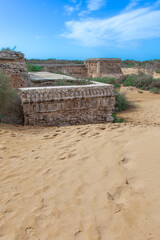 Ruin of the Sultan's palace near the town of Essaouira in Morocco
