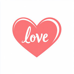 A stylish logo featuring the word "love" with a pink heart outline on a white background. The clean, cursive design adds charm and simplicity.