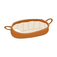 waterproof changing pad cartoon. portable washable, soft comfortable, baby nursery waterproof changing pad sign. isolated symbol vector illustration