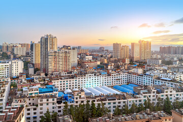 Naklejka premium The scenery of Qujing, a city on the western plateau in Yunnan, China.