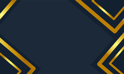 Elegant navy blue background with bold geometric golden lines creating a sophisticated, luxurious look, perfect for invitations, posters, or branding designs