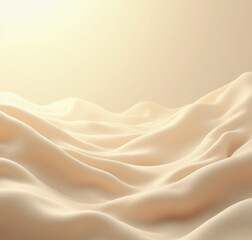 Obraz premium Elegant Abstract Background with Gentle Waves and a Soft Gold Gradient