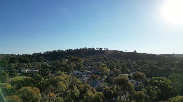 SA州カンマントゥーのハットン保護区のドローン撮影