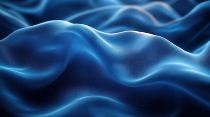 Obraz premium Blue abstract background tailored for renewable energy, featuring eco-friendly visuals and soft curves