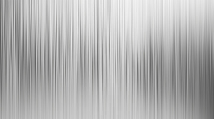 Obraz premium Vertical line stripes forming a subtle wave pattern, brushed titanium texture, and gradient lighting.