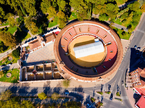 Bullring or plaza de toros in Antequera, Spain
