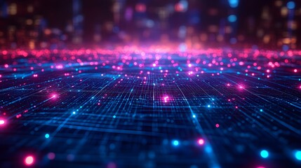 Obraz premium Futuristic map visualizing global supply chain networks, dynamic transportation routes connecting hubs, tech-inspired design
