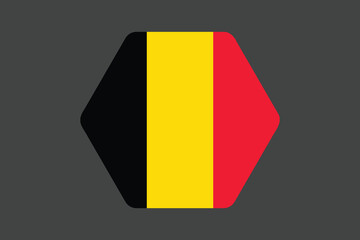 Belgium flag sign, Belgium flag vector graphic, Belgium country flag is a symbol of freedom, National Belgium flag, vector illustration
