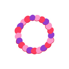 natural teething ring cartoon. organic safe, soft durable, non toxic natural teething ring sign. isolated symbol vector illustration