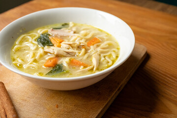 wonton ramen noodle soup asian food