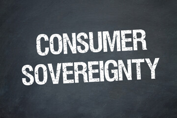 Fototapeta premium Consumer Sovereignty 