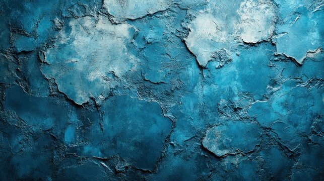 Rough blue concrete texture featuring a minimalist approach with clean lines and subtle depth