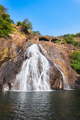 Dudhsagar Waterfall in Goa state of India