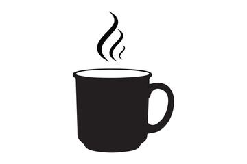 coffee cup vector and silhouette 