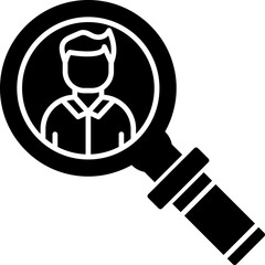 Obraz premium Magnifier Icon