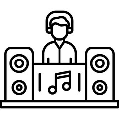 Dj Booth Icon