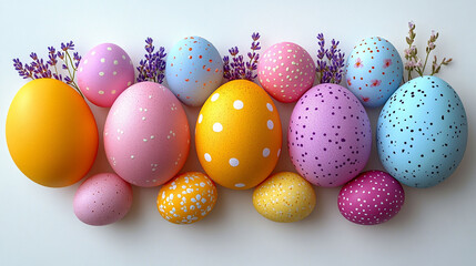 Colorful Easter Egg for Festive Decoration