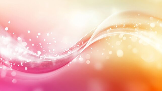 Beautiful Flowing Summer Color Abstract Background.