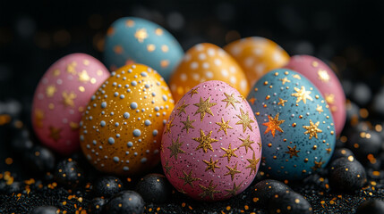 Colorful Easter Egg for Festive Decoration