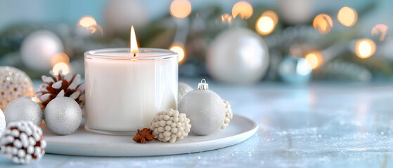 Celebrate the winter holidays with a Merry Christmas and Happy New Year greeting card