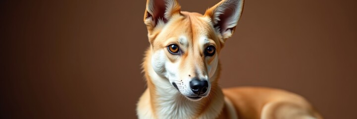 Elegant Portrait of a Sloughi Dog with expressive eyes a perfect addition for your pet themed project