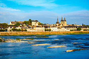 Loire river valley and Blois city