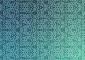 Dark green pattern gradient art background