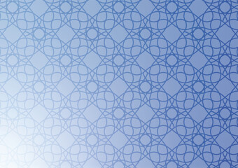 Fototapeta premium Blue random pattern art soft background