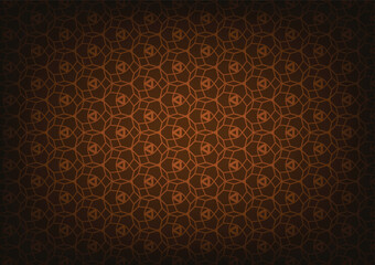 Geometry art pattern orange gradient dark background