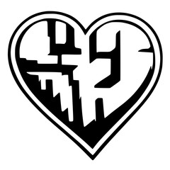 Elegant Heart Vector Graphic Design