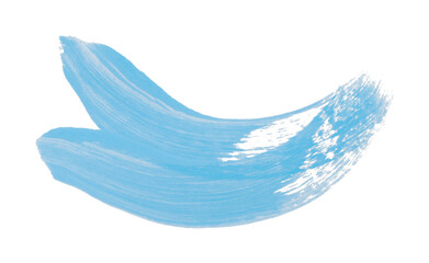 Horizontal light blue brush strokes set on a transparent background.