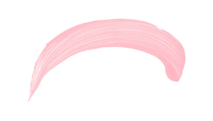 Horizontal pink brush strokes on transparent background.